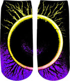 Eclipsed Purple Ankle Socks
