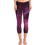 Purple Scales Yoga Pants